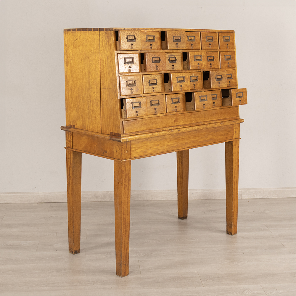 Oak Library Cabinet - Image 3