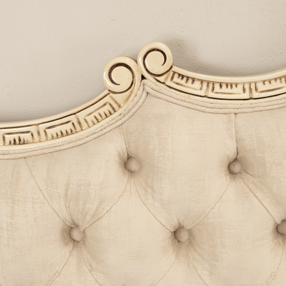French Style Headboard and Pedestals - Image 3