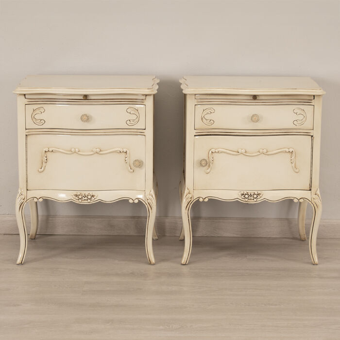 French Style Headboard and Pedestals - Image 5