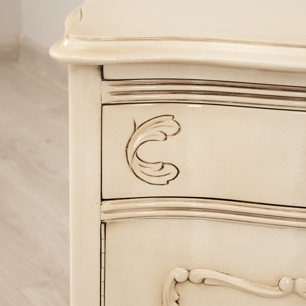 French Style Headboard and Pedestals - Image 7