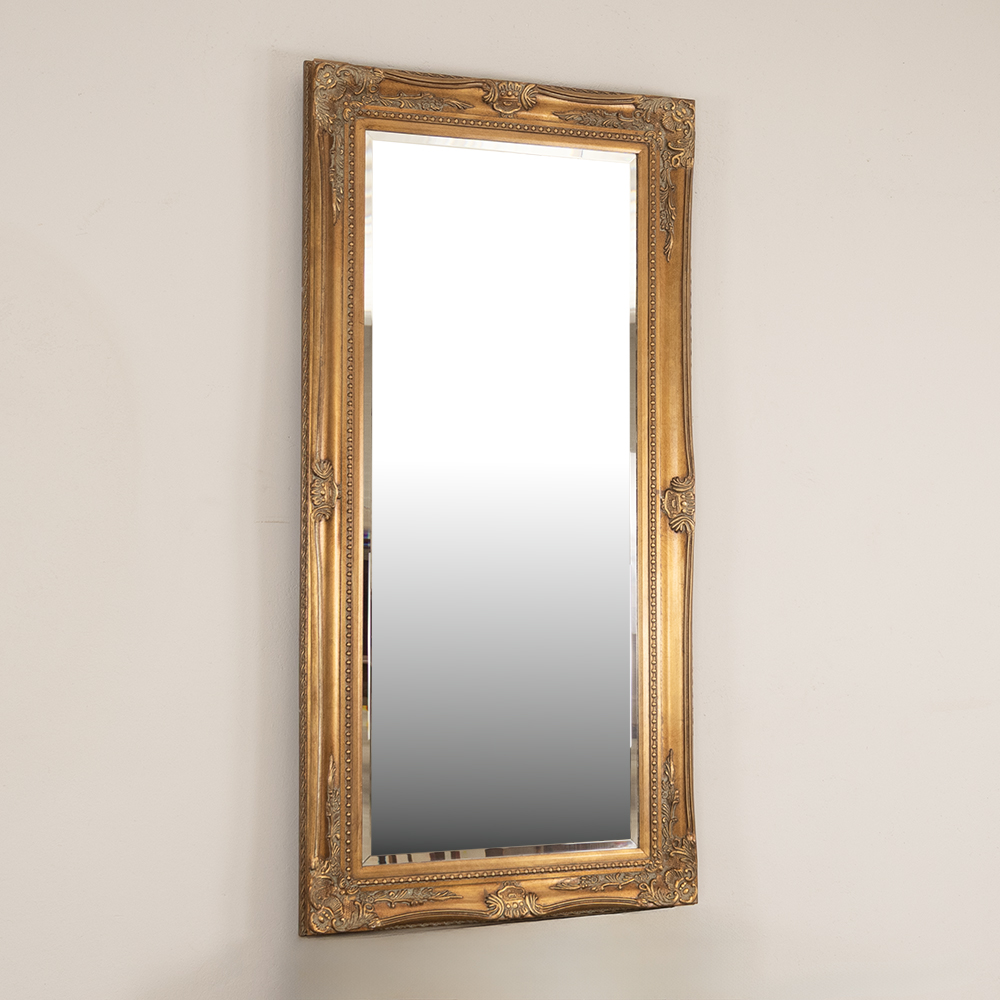Carved Gold Frame Mirror - Image 2