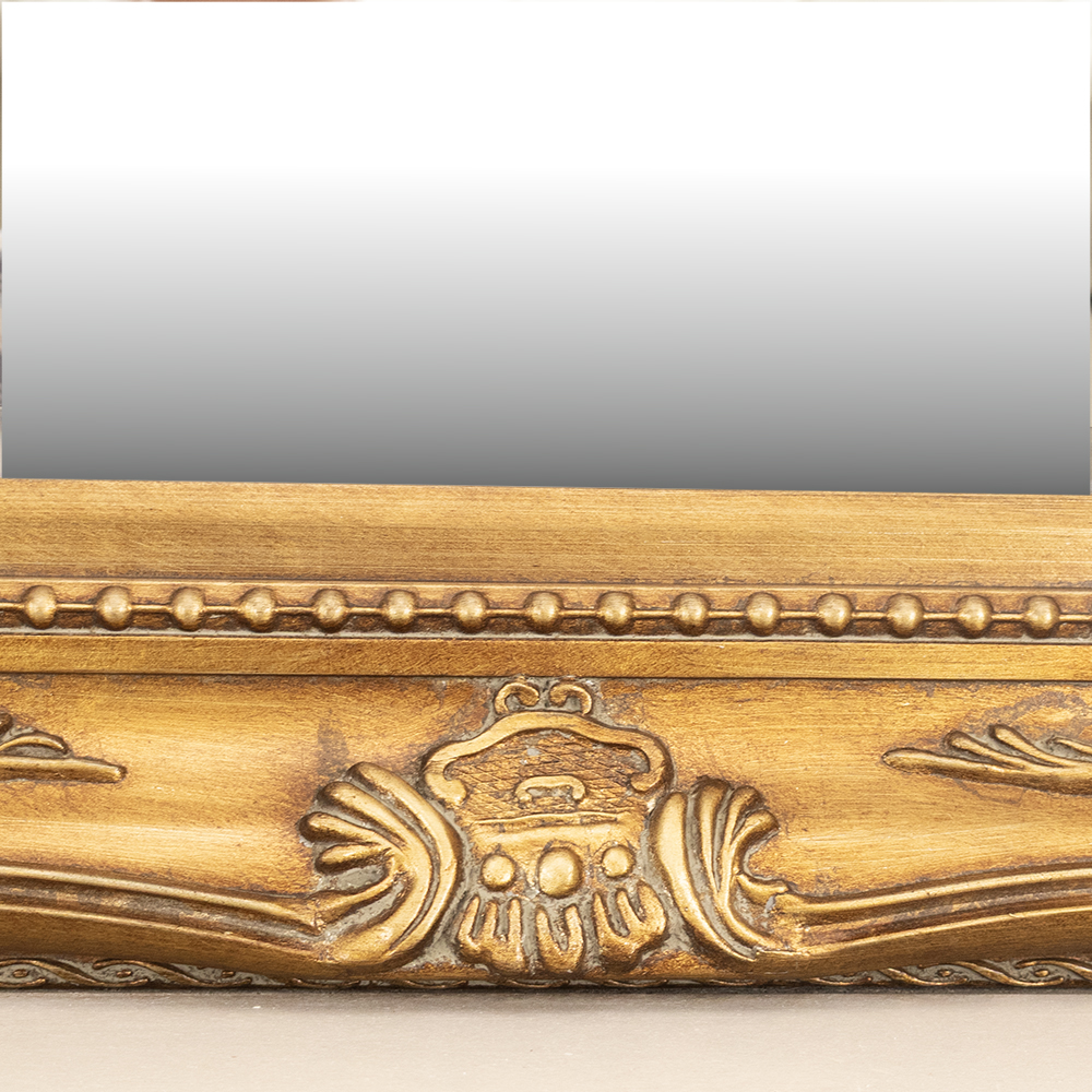 Carved Gold Frame Mirror - Image 4