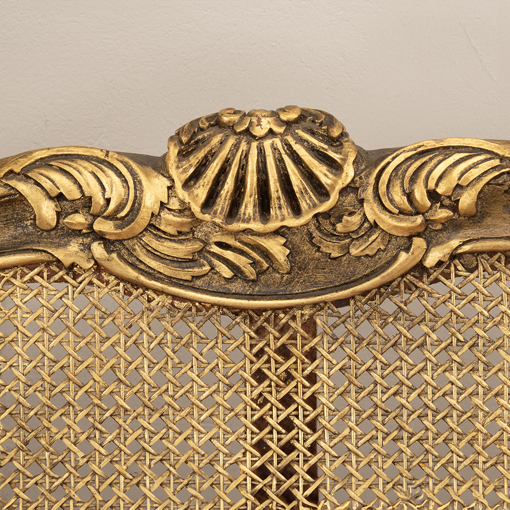 French Style Rattan Settee - Image 6
