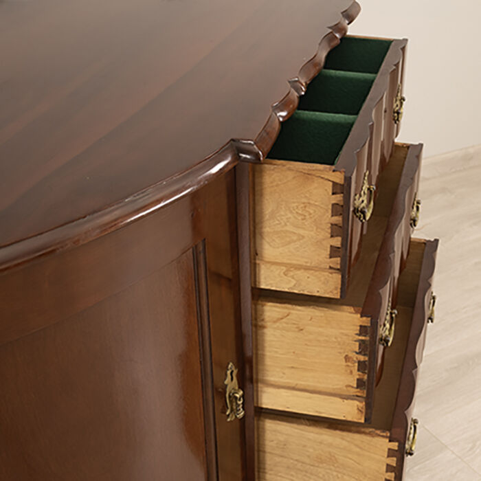 Imbuia Demi Lune Sideboard - Image 5