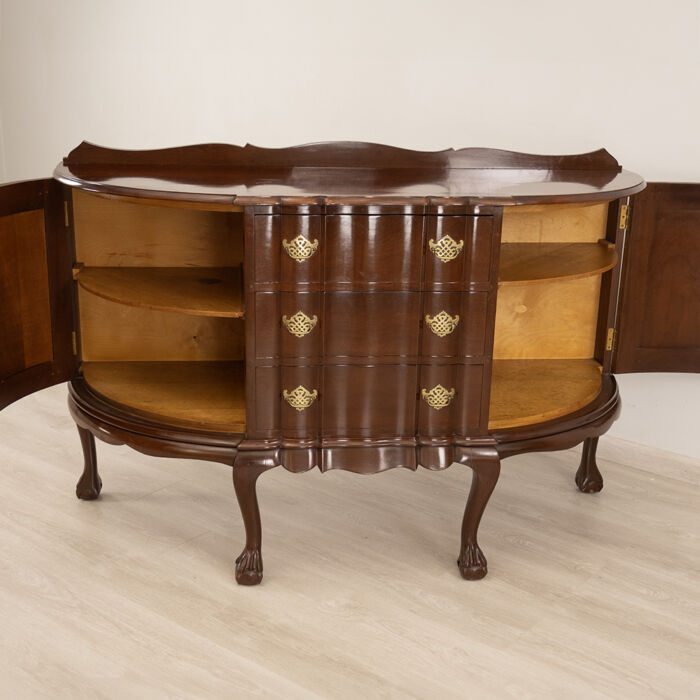Imbuia Demi Lune Sideboard - Image 4