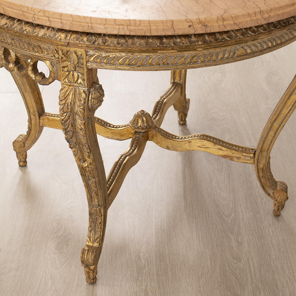 Marble Top Side Table - Image 2