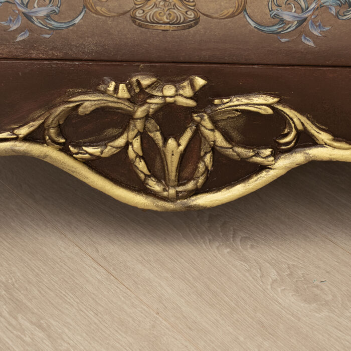 Walnut Dutch Bombe Chest - Image 6