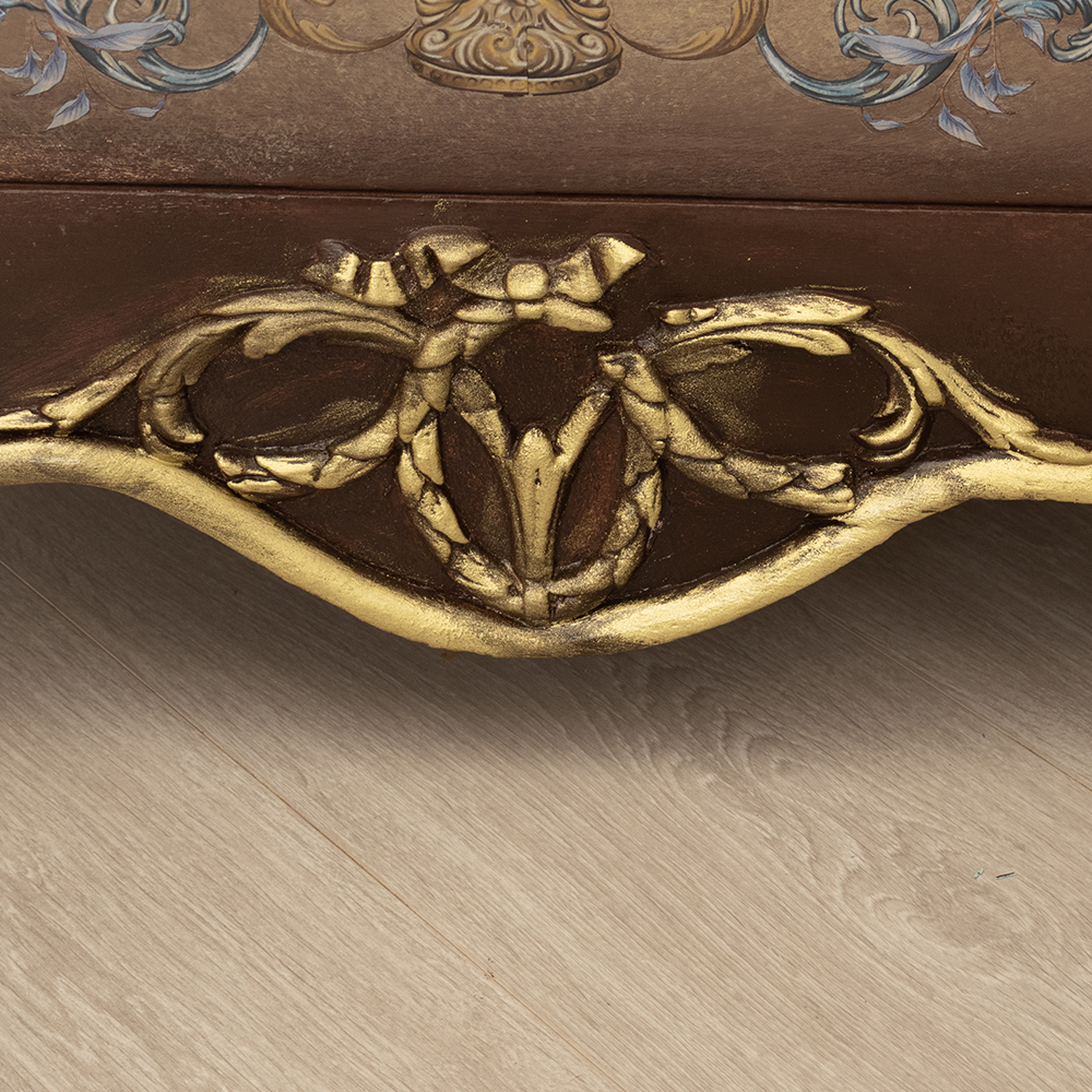 Walnut Dutch Bombe Chest - Image 6