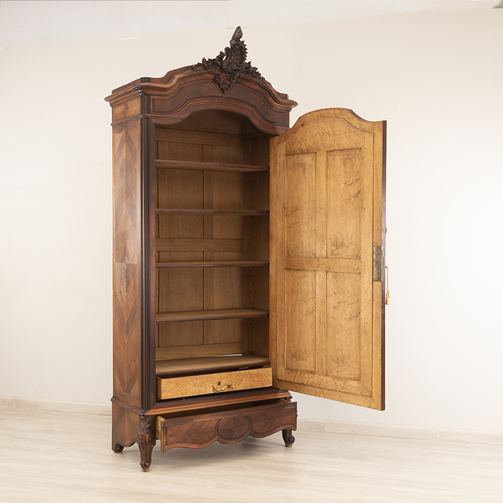 French Feathered Armoire - Image 8