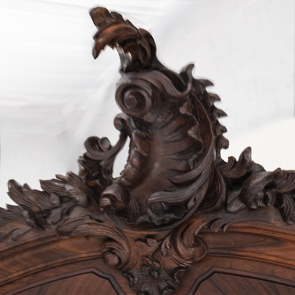French Feathered Armoire