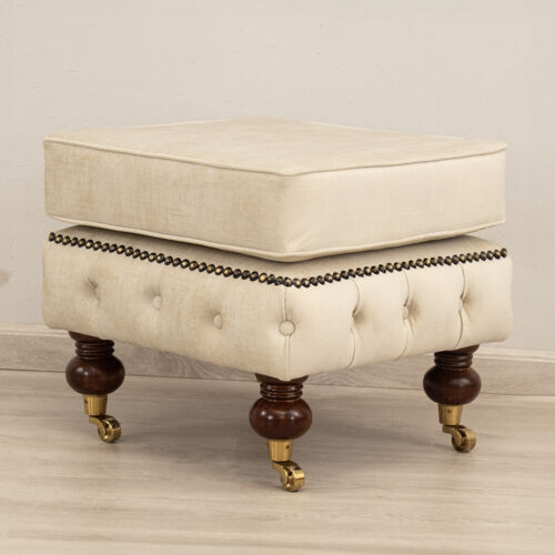 Square Button foot stool