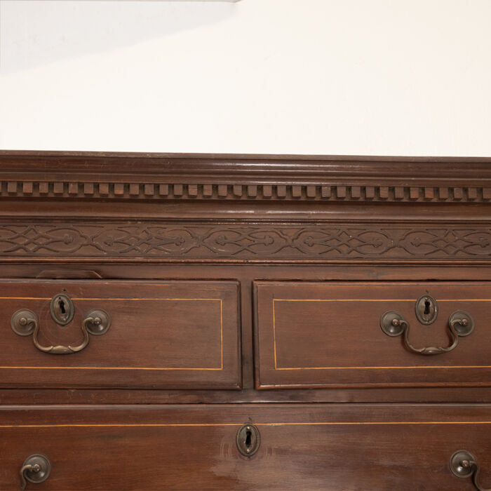 Regency Mahogany Chest on Chest - Image 3