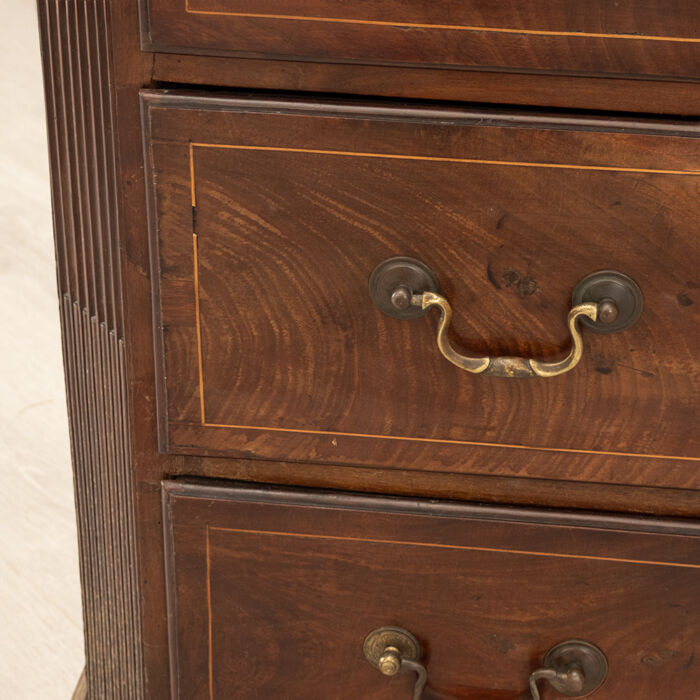 Regency Mahogany Chest on Chest - Image 6
