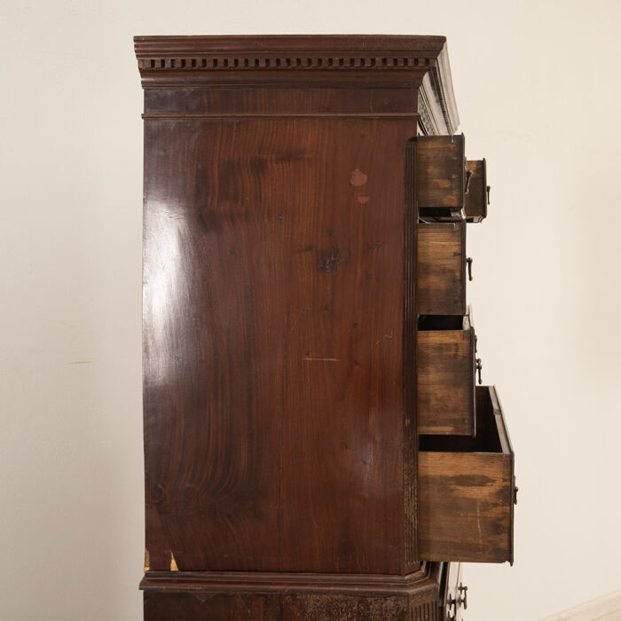 Regency Mahogany Chest on Chest - Image 7