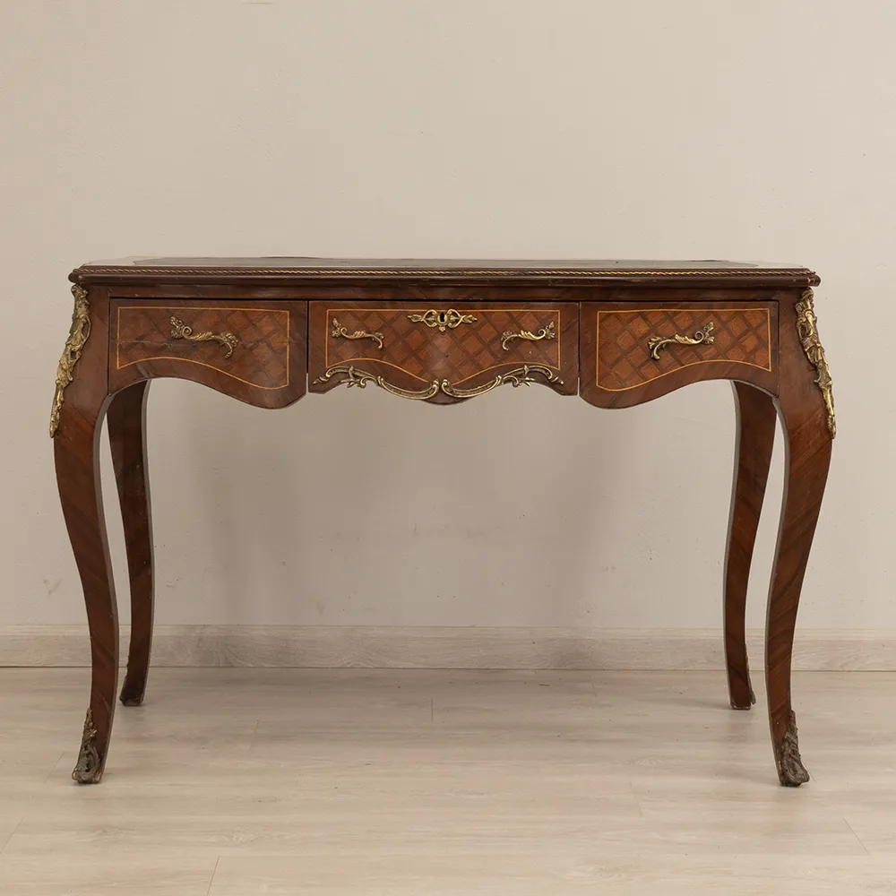 French Style Desk Leather Top