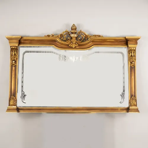 Overmantle Gold Mirror