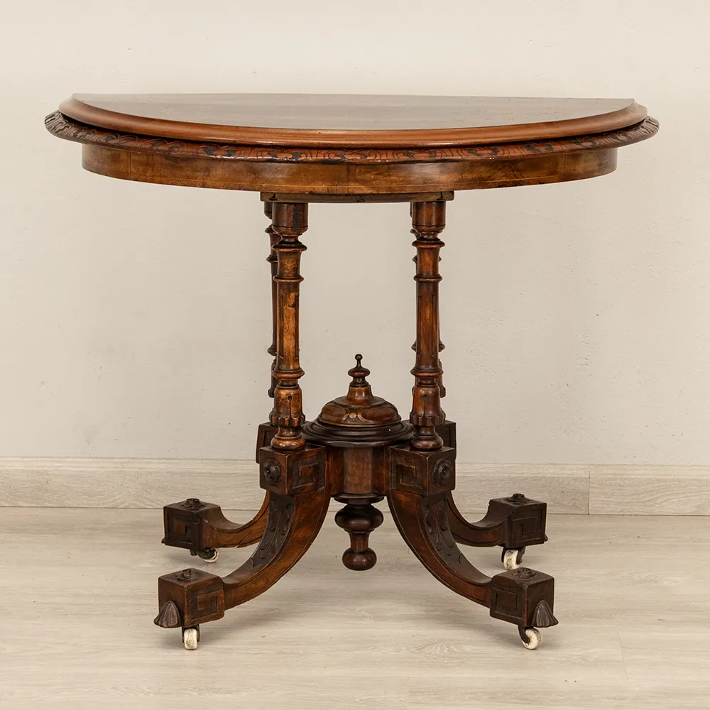 Rosewood Fold Over Card Table