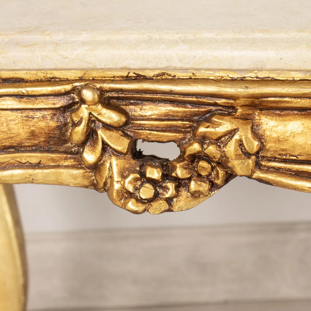 Marble Top Gilded Coffee Table - Image 3