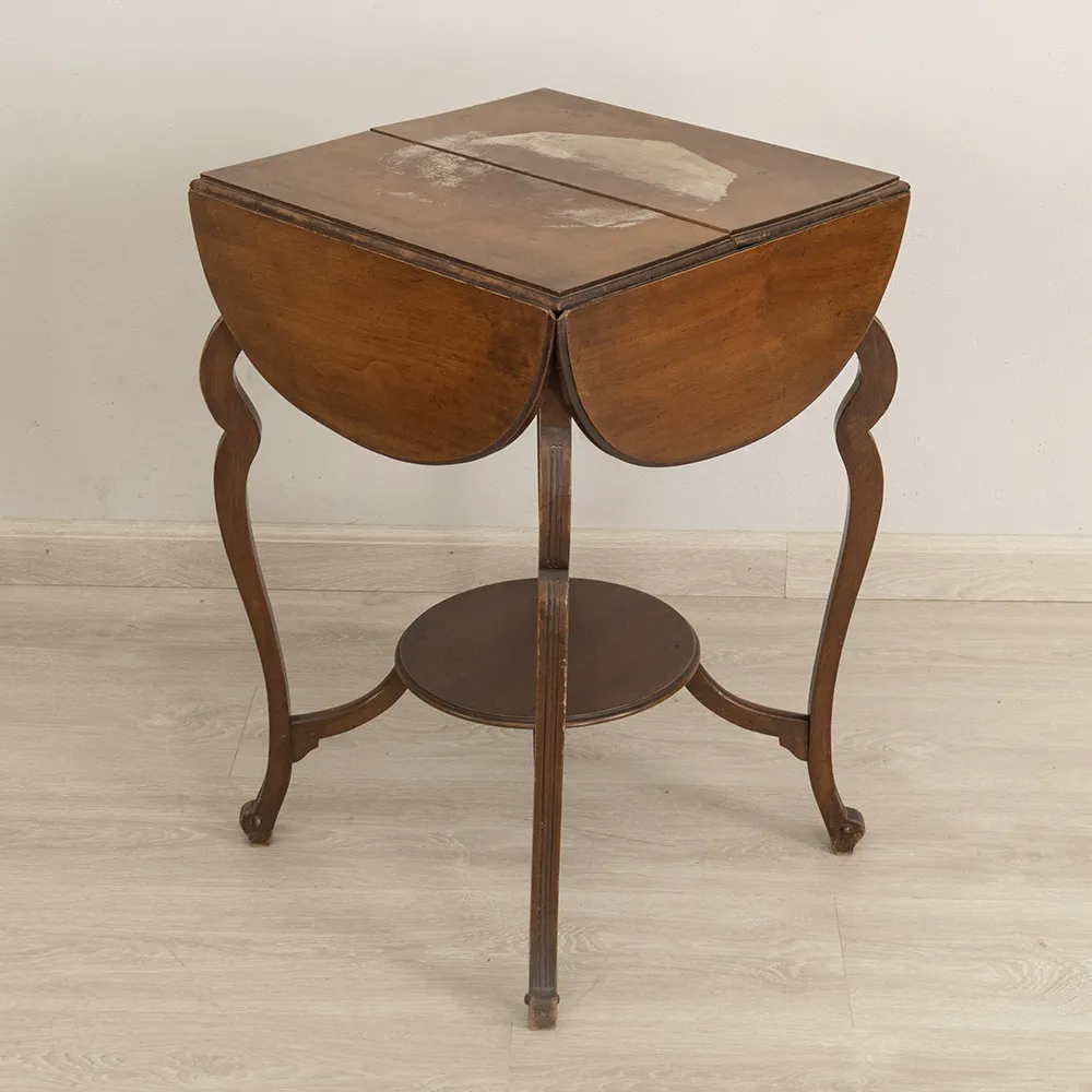 Mahogany Drop-Leaf Occasional Table