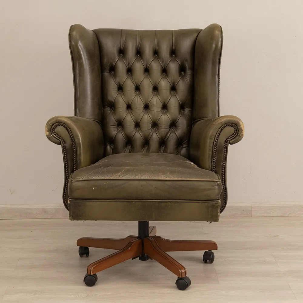 Vintage Leather Desk Chair