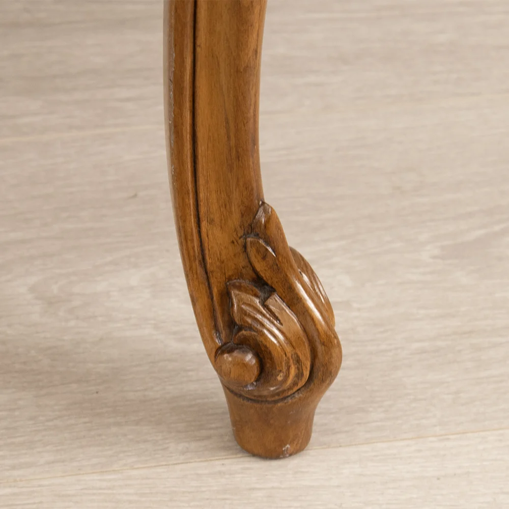 Walnut Feathered Veneered Coffee Table - Image 6