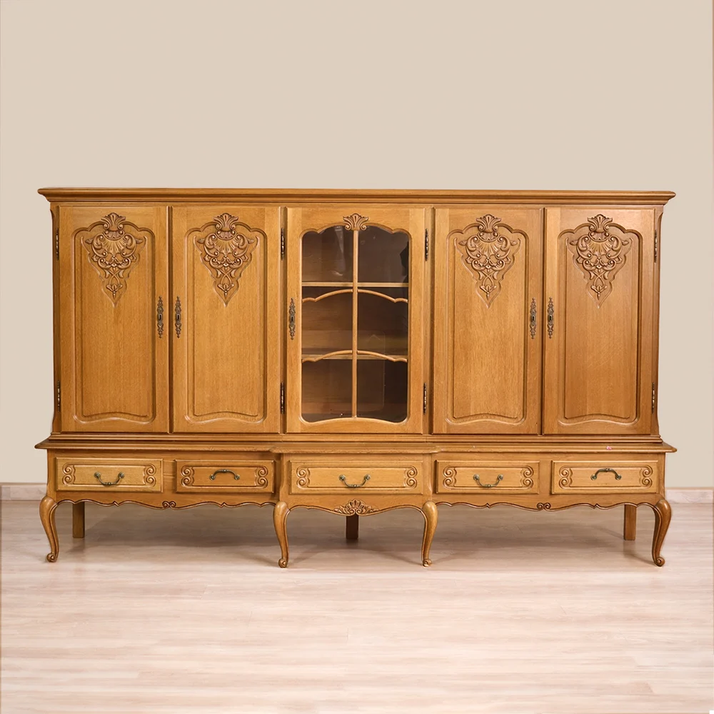 Large Belgian Oak Cabinet
