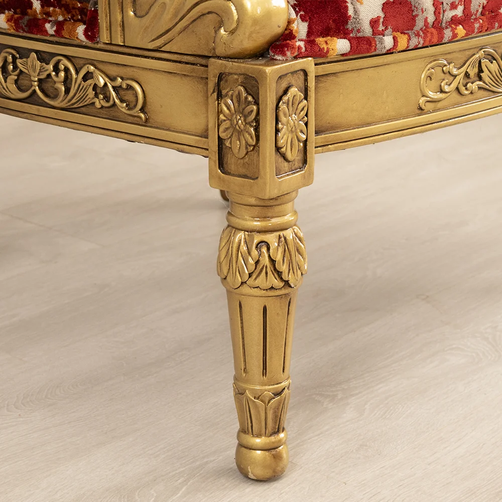 Redgild Armchair and Footstool - Image 13