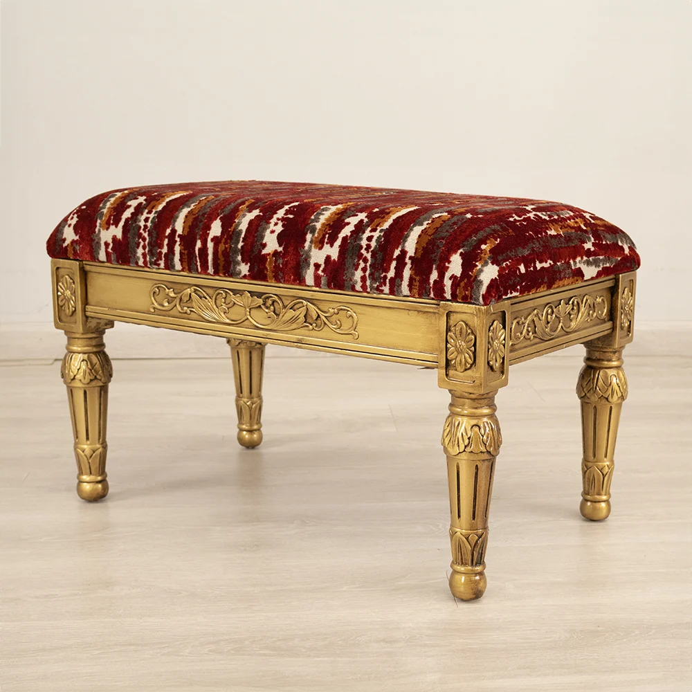 Redgild Armchair and Footstool - Image 7
