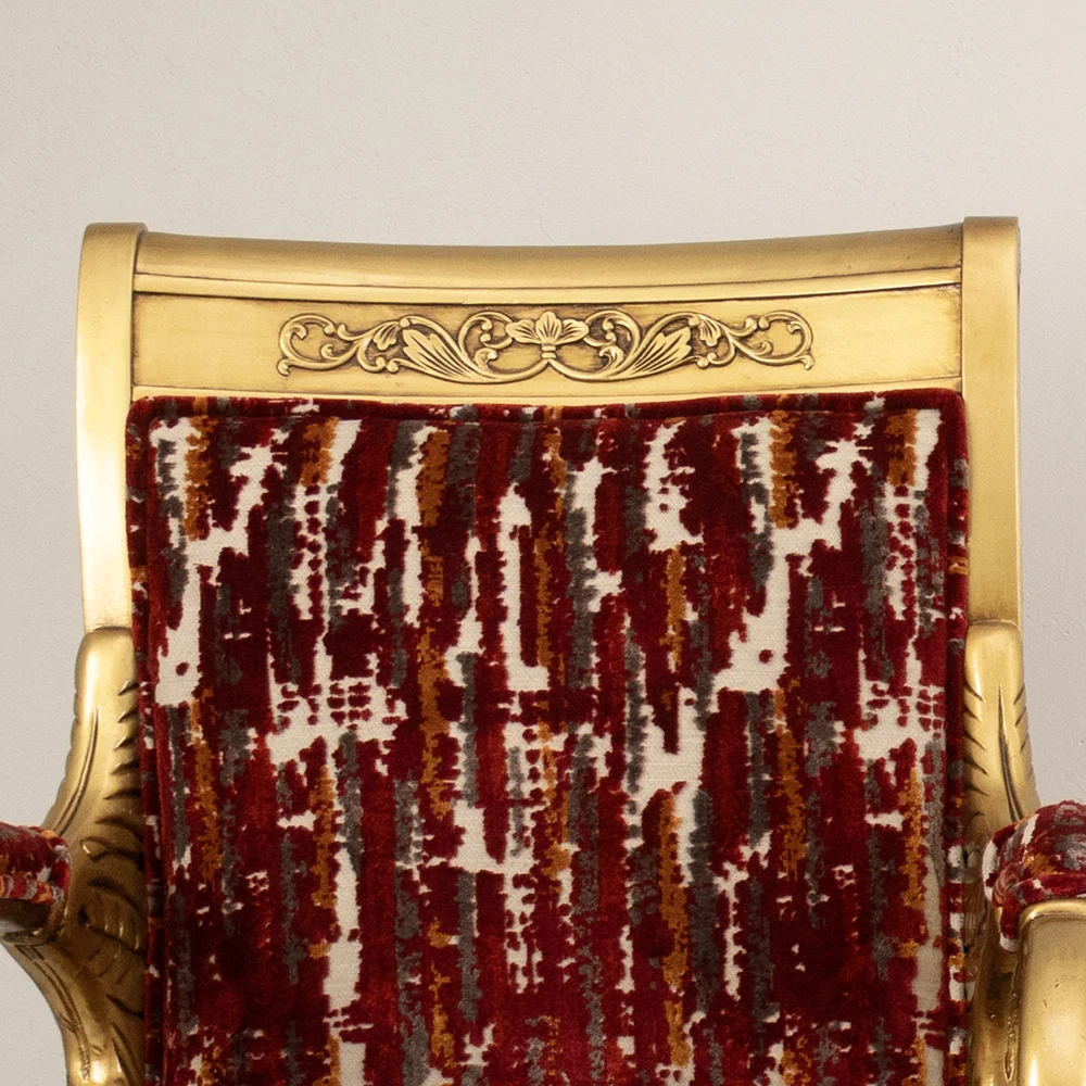 Redgild Armchair and Footstool - Image 9