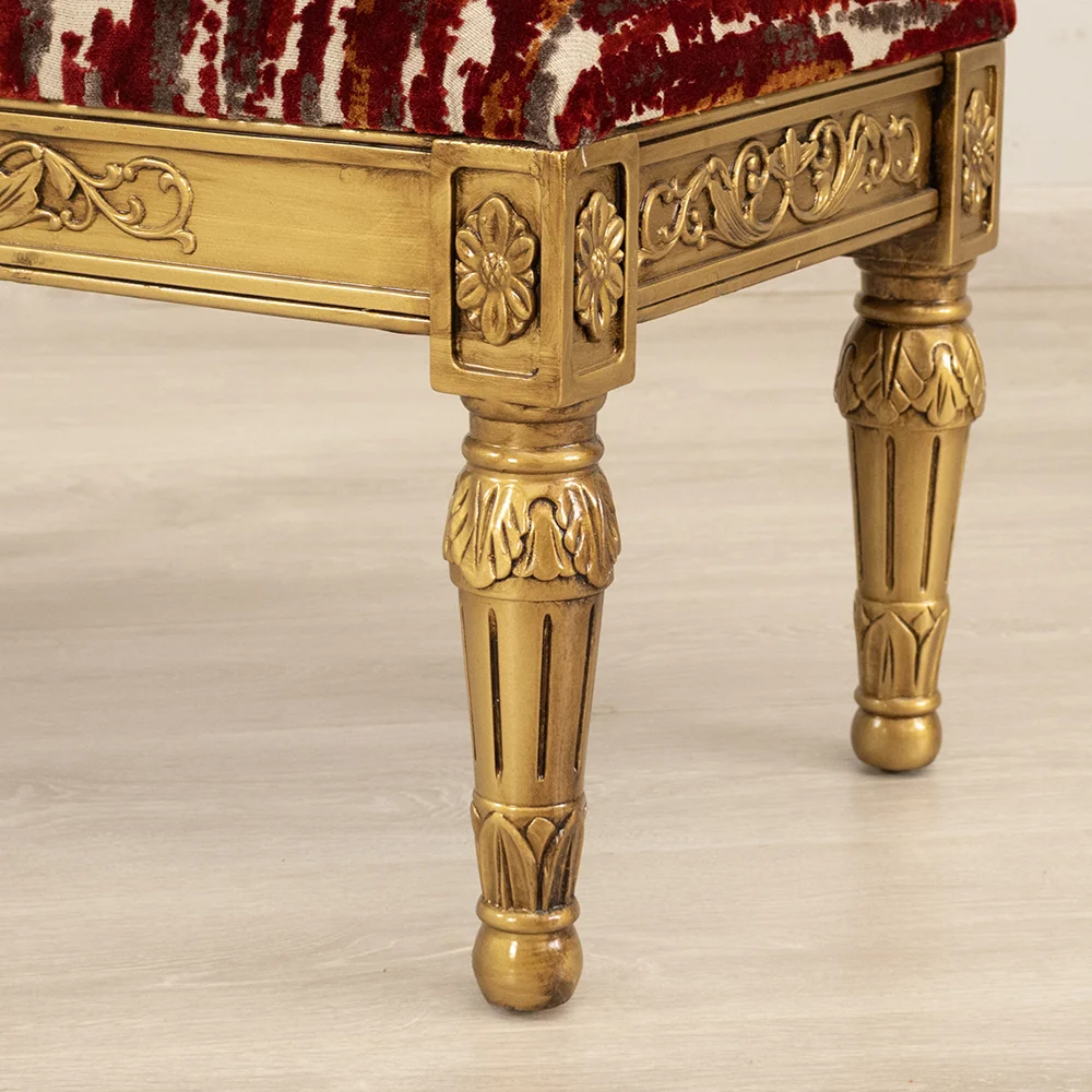 Redgild Armchair and Footstool - Image 12