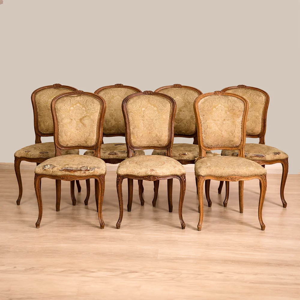 French Beechwood Dining Chairs