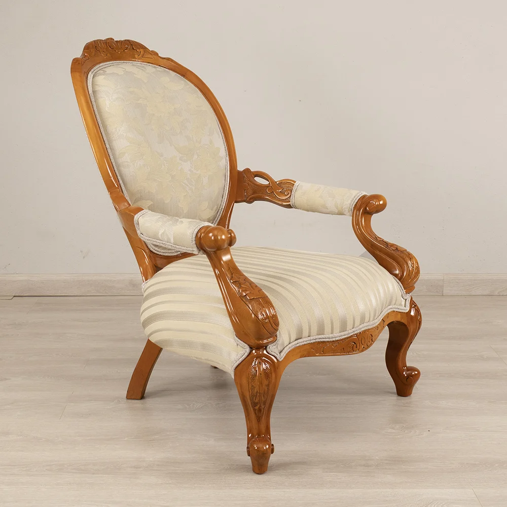 Blond Mahogany Armchair - Image 2