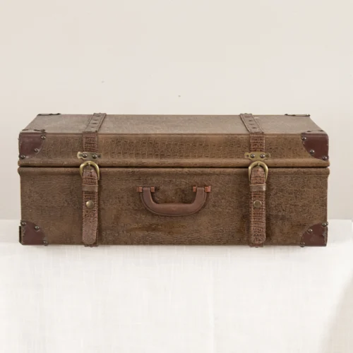 Vintage Brown Suitcase