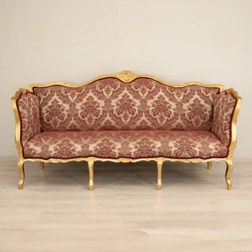 Gilded French 4 Seater Sofa