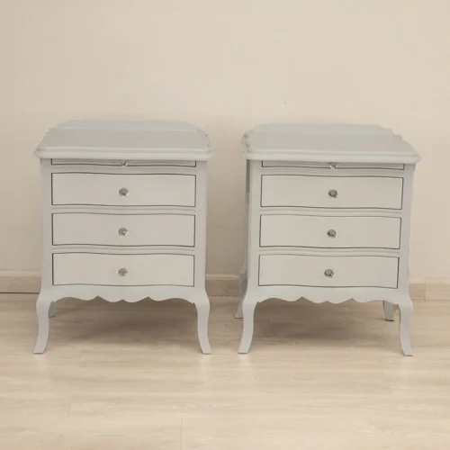 French style Pedestals crystal 1