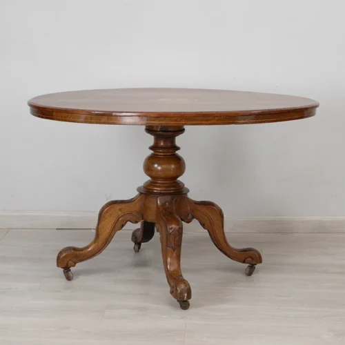 Oval Inlaid Loo Table 1