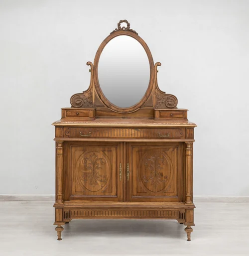 French Walnut Dressing Table