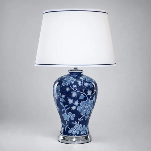 Maya Blue Vase Lamp