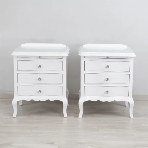 French Apron Pedestals 3 Drawers