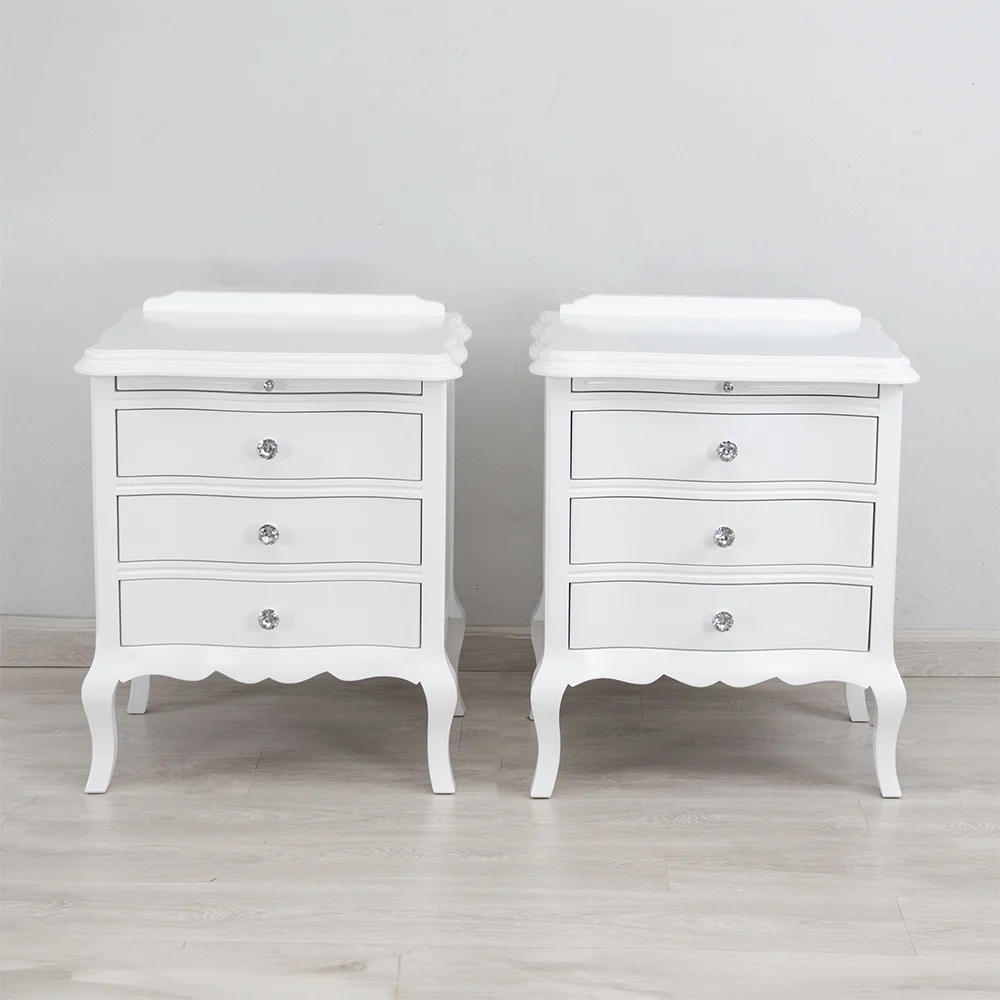 French Apron Pedestals 3 Drawers