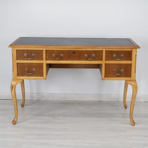 Leather Yellow Ladies Desk