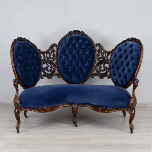 Victorian Rosewood Settee