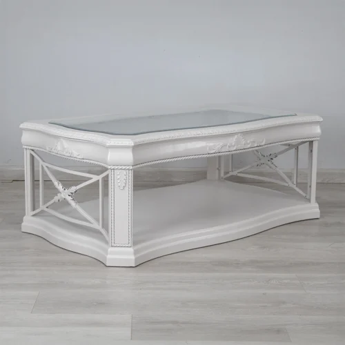 Glass top coffee table 1