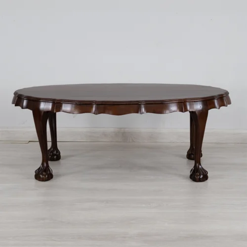 Oval Imbuia Coffee Table