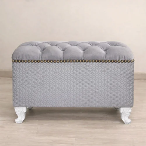 Button and Studs Footstool