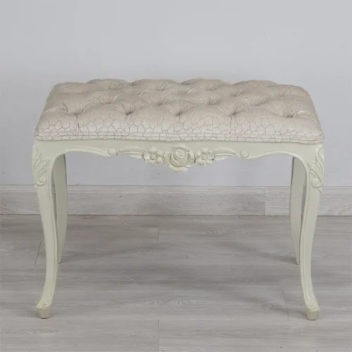 Chenille Dressing Stool