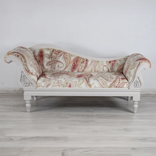 Paisley velvet chaise 1