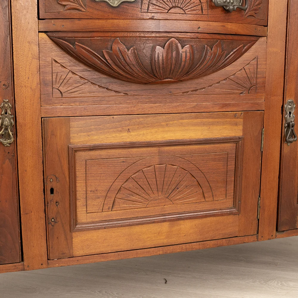 Art Nouveau Oak Dresser - Kings & Queens Antiques